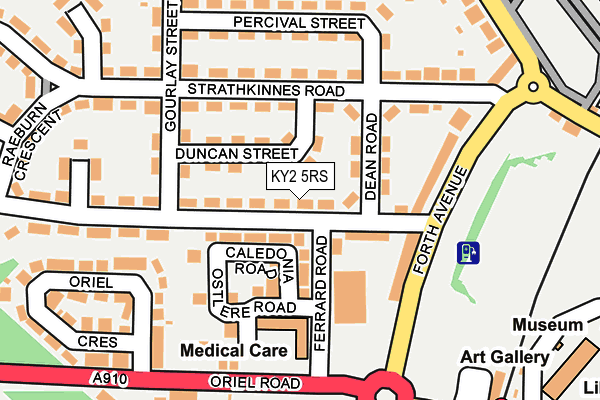 KY2 5RS map - OS OpenMap – Local (Ordnance Survey)