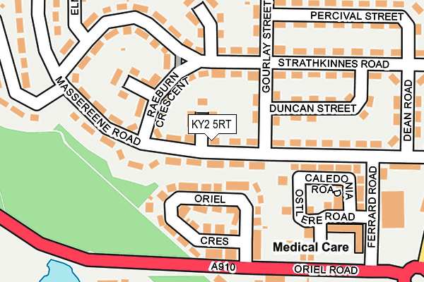 KY2 5RT map - OS OpenMap – Local (Ordnance Survey)