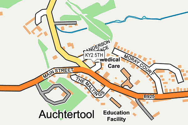 KY2 5TH map - OS OpenMap – Local (Ordnance Survey)