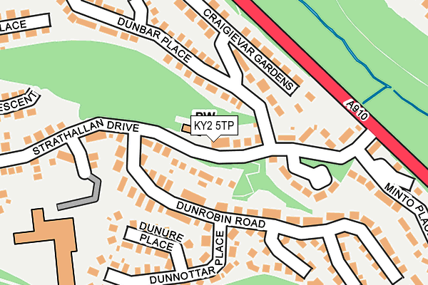 KY2 5TP map - OS OpenMap – Local (Ordnance Survey)