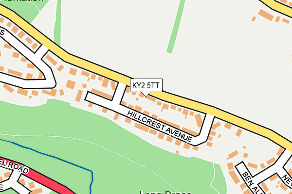 KY2 5TT map - OS OpenMap – Local (Ordnance Survey)