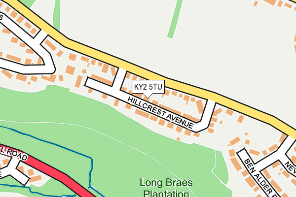 KY2 5TU map - OS OpenMap – Local (Ordnance Survey)