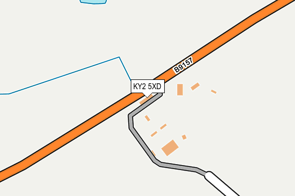 KY2 5XD map - OS OpenMap – Local (Ordnance Survey)