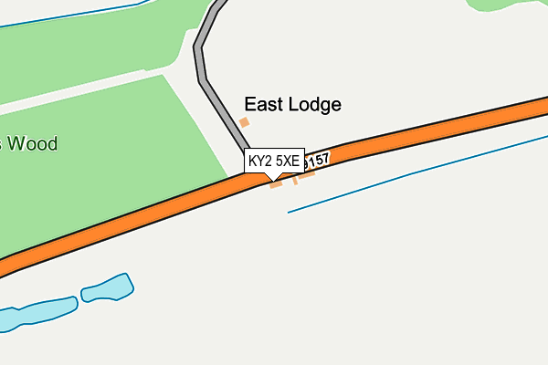 KY2 5XE map - OS OpenMap – Local (Ordnance Survey)