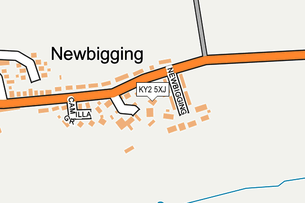 KY2 5XJ map - OS OpenMap – Local (Ordnance Survey)