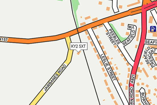 KY2 5XT map - OS OpenMap – Local (Ordnance Survey)