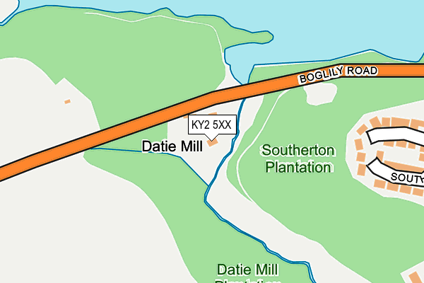 KY2 5XX map - OS OpenMap – Local (Ordnance Survey)