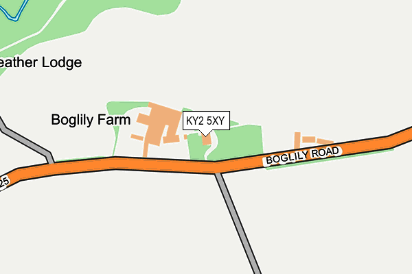 KY2 5XY map - OS OpenMap – Local (Ordnance Survey)