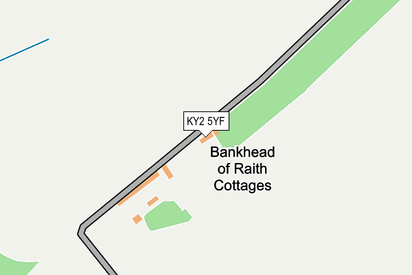KY2 5YF map - OS OpenMap – Local (Ordnance Survey)