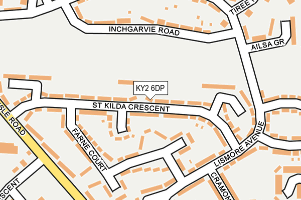 KY2 6DP map - OS OpenMap – Local (Ordnance Survey)