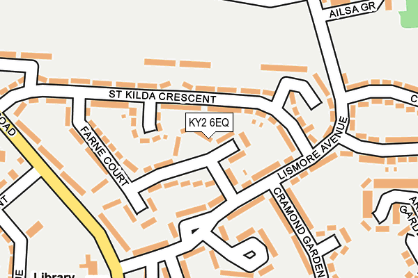 KY2 6EQ map - OS OpenMap – Local (Ordnance Survey)