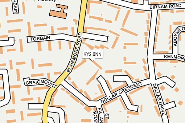KY2 6NN map - OS OpenMap – Local (Ordnance Survey)