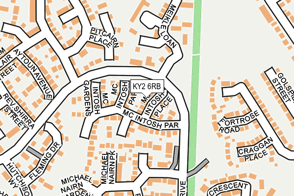 KY2 6RB map - OS OpenMap – Local (Ordnance Survey)