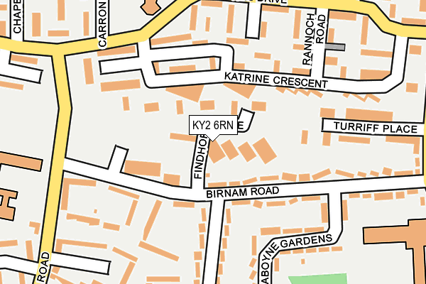 KY2 6RN map - OS OpenMap – Local (Ordnance Survey)