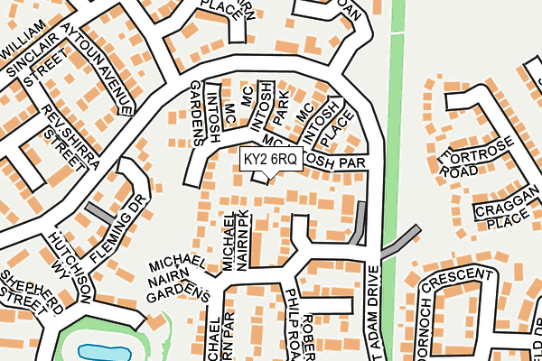 KY2 6RQ map - OS OpenMap – Local (Ordnance Survey)