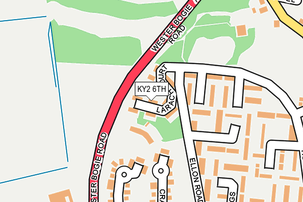 KY2 6TH map - OS OpenMap – Local (Ordnance Survey)