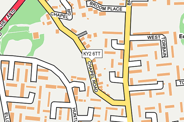 KY2 6TT map - OS OpenMap – Local (Ordnance Survey)