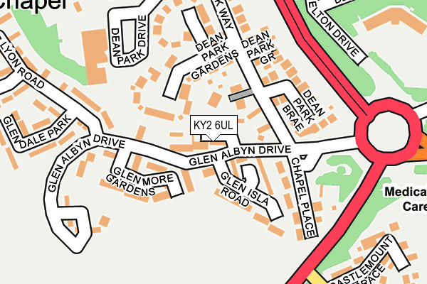 KY2 6UL map - OS OpenMap – Local (Ordnance Survey)