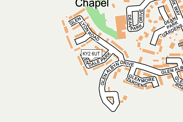 KY2 6UT map - OS OpenMap – Local (Ordnance Survey)