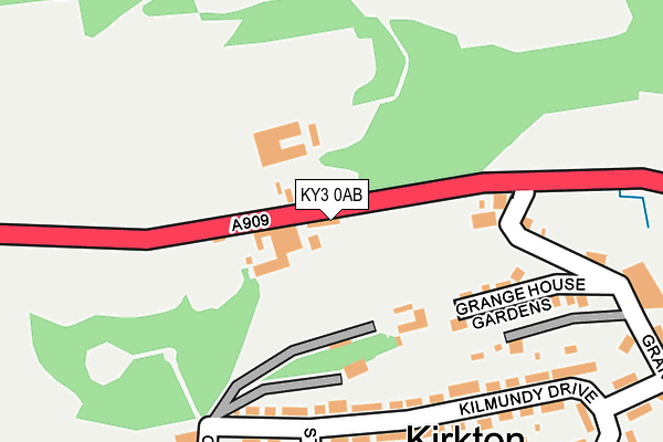 KY3 0AB map - OS OpenMap – Local (Ordnance Survey)