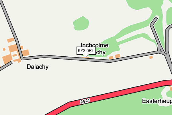 KY3 0RL map - OS OpenMap – Local (Ordnance Survey)