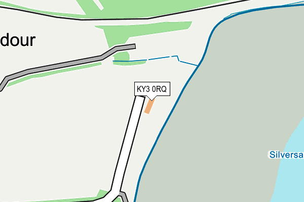 KY3 0RQ map - OS OpenMap – Local (Ordnance Survey)