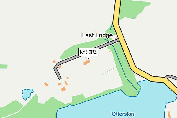 KY3 0RZ map - OS OpenMap – Local (Ordnance Survey)