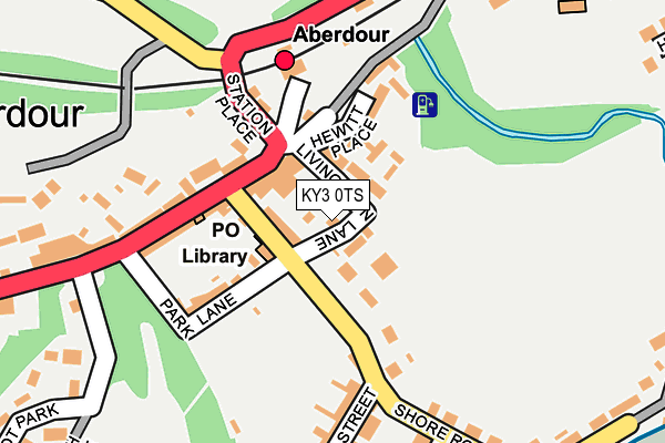 KY3 0TS map - OS OpenMap – Local (Ordnance Survey)