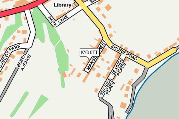 KY3 0TT map - OS OpenMap – Local (Ordnance Survey)