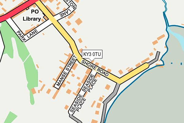KY3 0TU map - OS OpenMap – Local (Ordnance Survey)