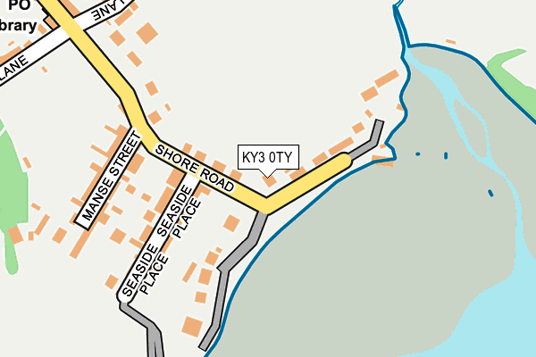 KY3 0TY map - OS OpenMap – Local (Ordnance Survey)