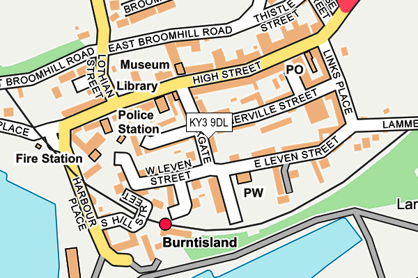 KY3 9DL map - OS OpenMap – Local (Ordnance Survey)