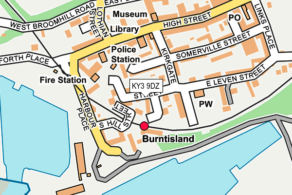 KY3 9DZ map - OS OpenMap – Local (Ordnance Survey)