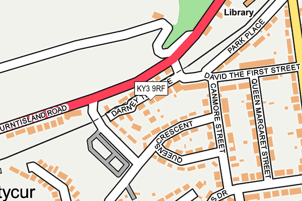 KY3 9RF map - OS OpenMap – Local (Ordnance Survey)