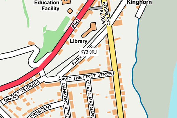 KY3 9RJ map - OS OpenMap – Local (Ordnance Survey)