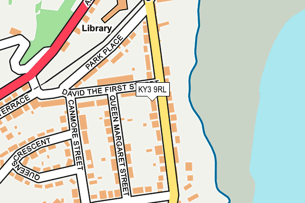 KY3 9RL map - OS OpenMap – Local (Ordnance Survey)