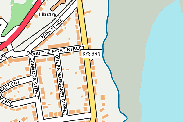 KY3 9RN map - OS OpenMap – Local (Ordnance Survey)