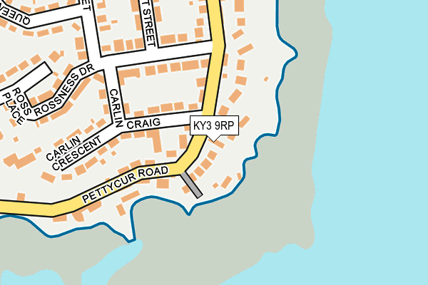 KY3 9RP map - OS OpenMap – Local (Ordnance Survey)