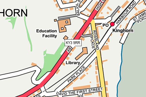 KY3 9RR map - OS OpenMap – Local (Ordnance Survey)