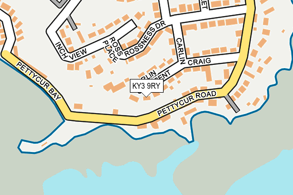 KY3 9RY map - OS OpenMap – Local (Ordnance Survey)