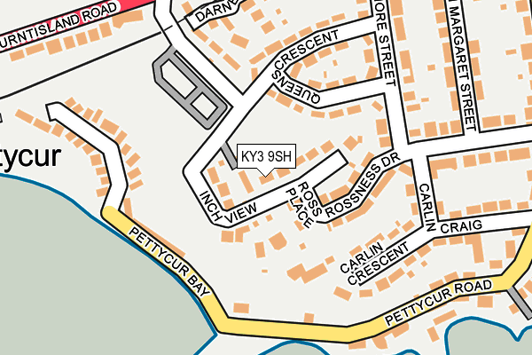 KY3 9SH map - OS OpenMap – Local (Ordnance Survey)
