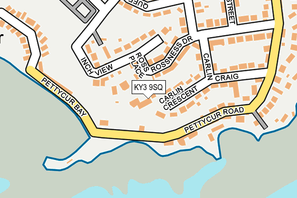 KY3 9SQ map - OS OpenMap – Local (Ordnance Survey)