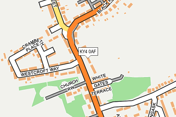 KY4 0AF map - OS OpenMap – Local (Ordnance Survey)