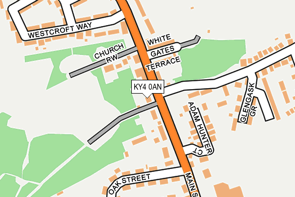 KY4 0AN map - OS OpenMap – Local (Ordnance Survey)