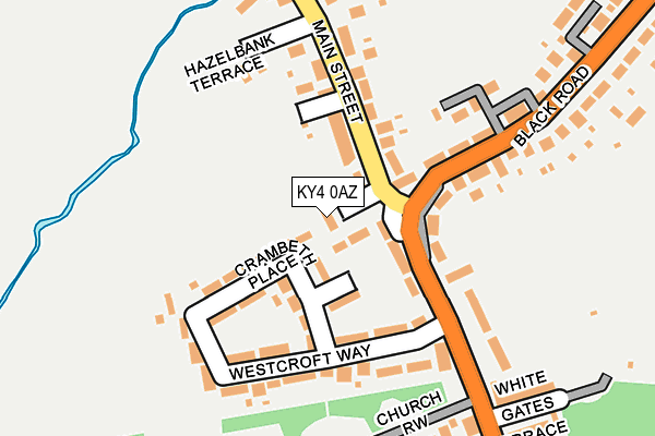 KY4 0AZ map - OS OpenMap – Local (Ordnance Survey)