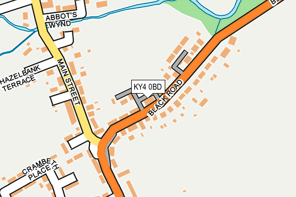 KY4 0BD map - OS OpenMap – Local (Ordnance Survey)