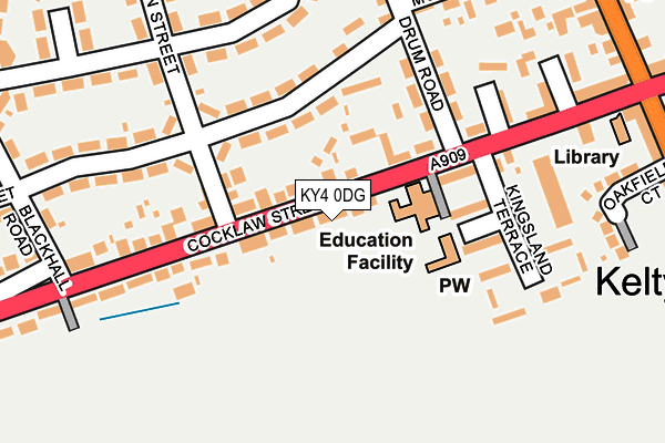 KY4 0DG map - OS OpenMap – Local (Ordnance Survey)