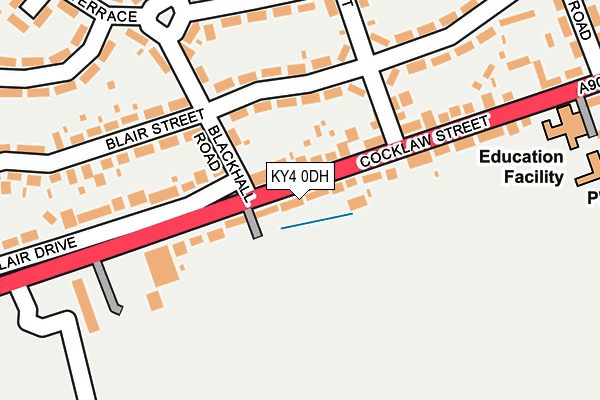 KY4 0DH map - OS OpenMap – Local (Ordnance Survey)