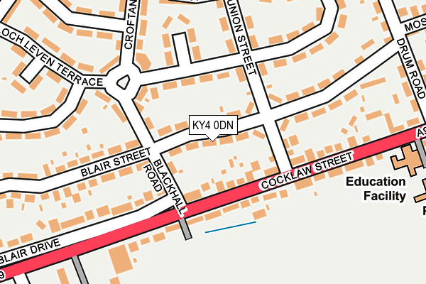 KY4 0DN map - OS OpenMap – Local (Ordnance Survey)