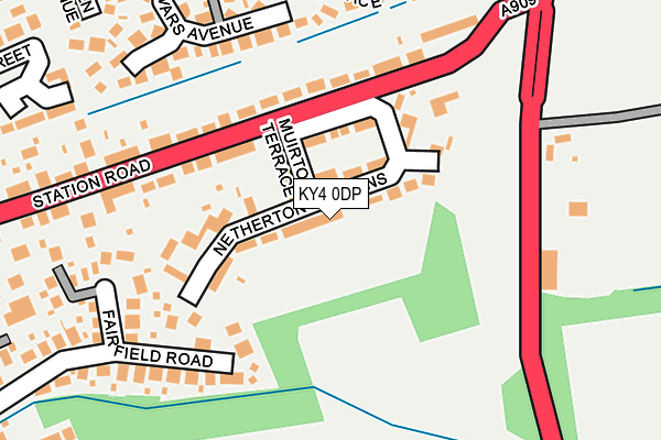 KY4 0DP map - OS OpenMap – Local (Ordnance Survey)